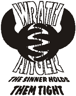 Wrath - anger - the sinner holds them tight